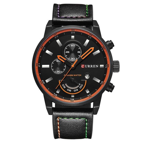 New Waterproof Calendar Watch - Fashion Leather Quartz Wristwatch