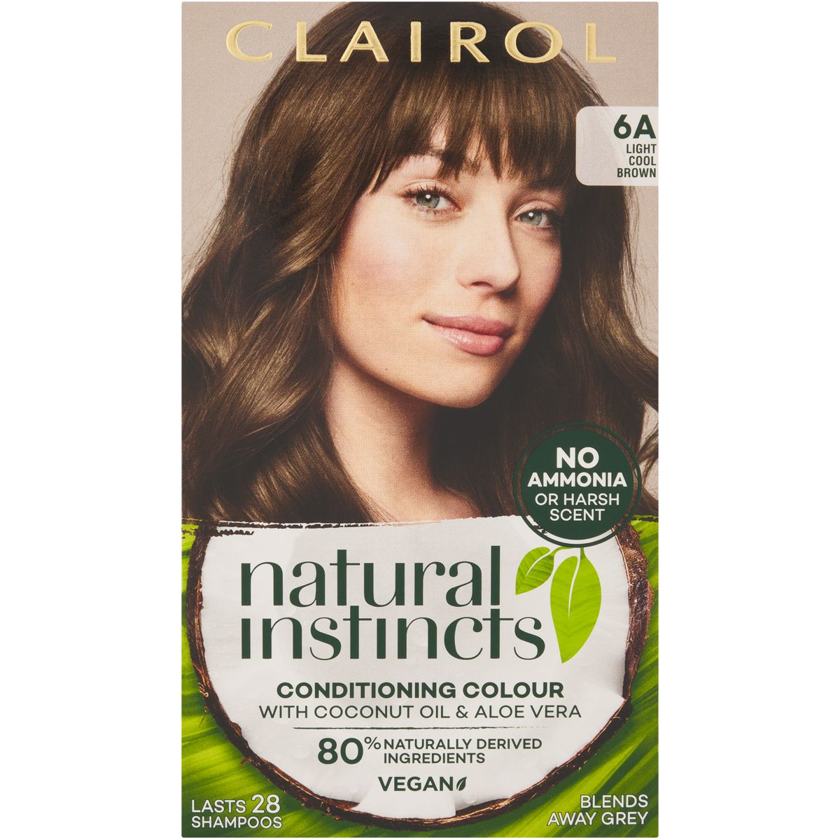 Natural Instincts SemiPermanent (Vegan) Hair Colour 6A Light Cool