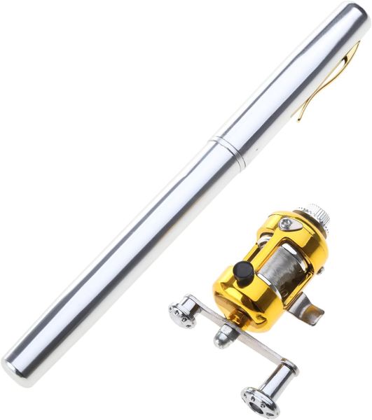 Mini Aluminium Alloy Telescopic Fishing Rod-hb