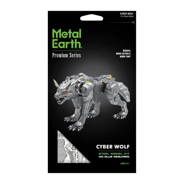 Metal Earth - Cyber Wolf-2 1/2 Building Sheets