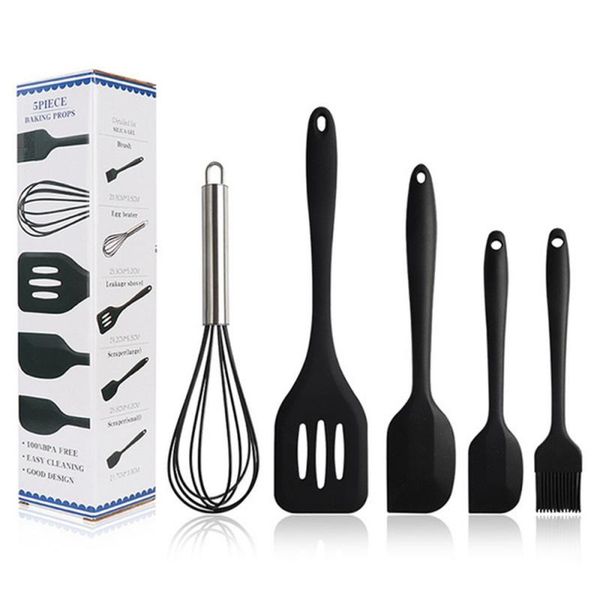 Set of 5 Cooking/Baking Utensils-Woo