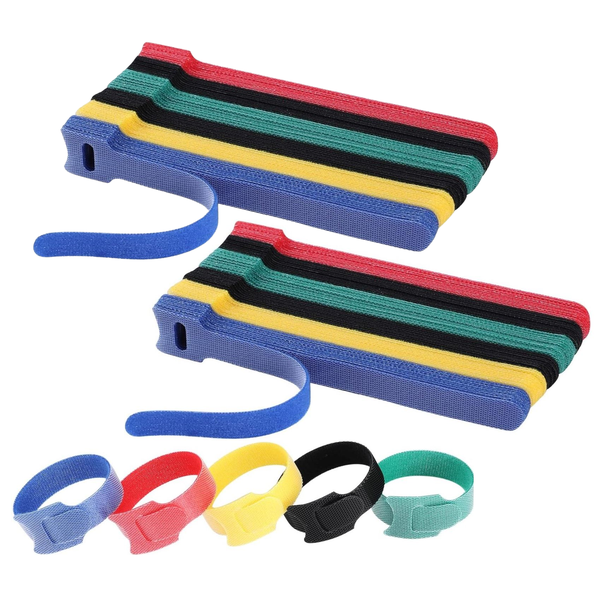100 Pieces: Cable Ties Reusable Multi-Purpose Wire Ties Cord Organizer 15cm