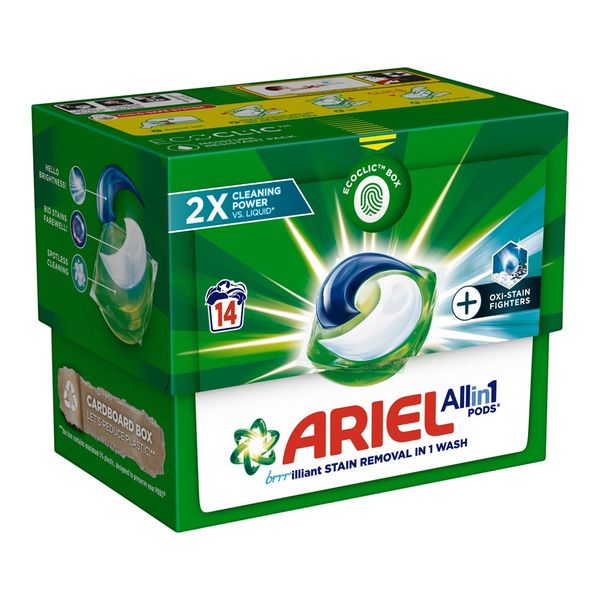 Ariel Power 3 in 1 Washing Pods 4x14s