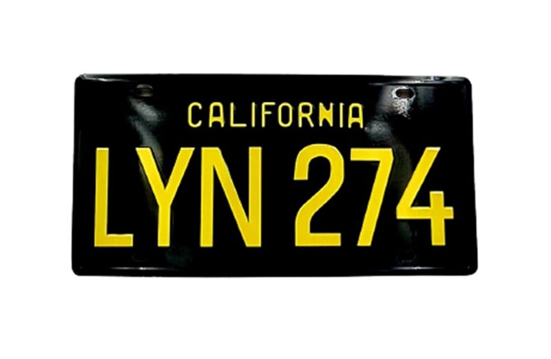 GONE IN 60 SECONDS Eleanor ’67 Mustang Metal Sign Replica Number Plate