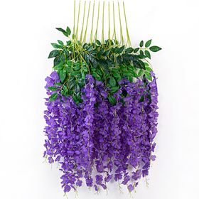 Artificial Wisteria Flowers - 115 cm - 12 Pieces | Shop Today. Get it ...