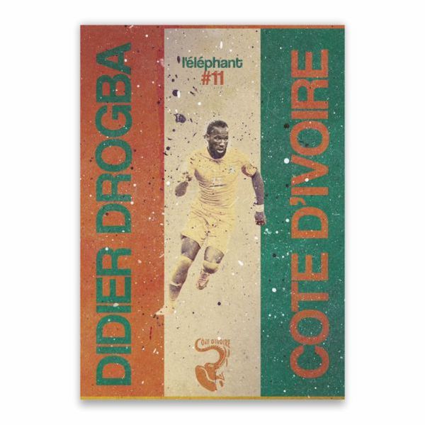 Didier Drogba Cote D'Voire Poster - A1