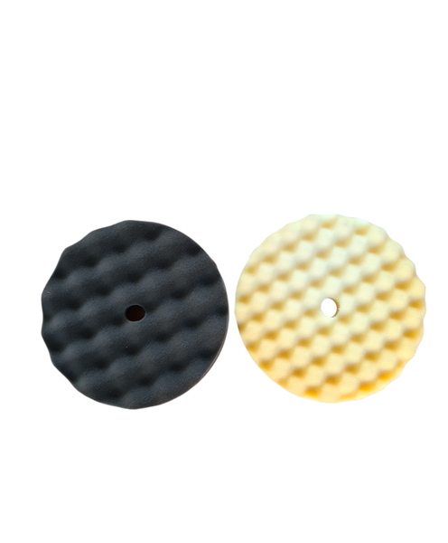 Wow Tools Velcro Compounding Wave Sponges 8" 200mm x 30mm - Value Pack of 2