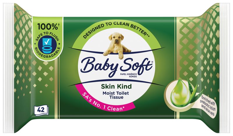 Baby Soft Skin Kind Moist Toilet Tissue - 42 Tissues