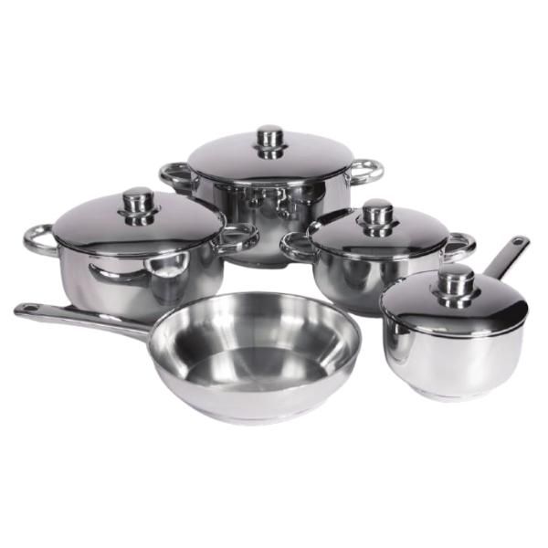 Xcalibur Line Chef Stainless Steel Cookware Set 9 Piece Shop