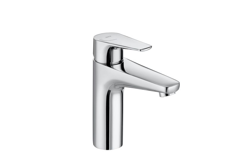 Atlas Mono Basin Mixer Tap Smooth Body Cold (Eco) Start - Chrome