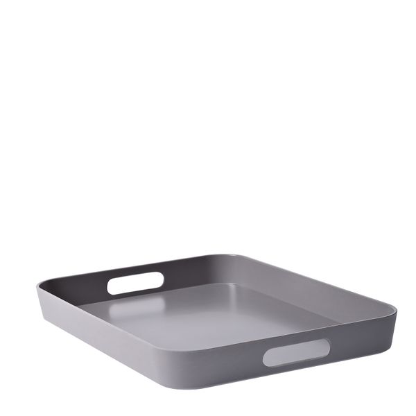 George &amp; Mason - Lita Bamboo Fibre Tray 41x31cm - Grey