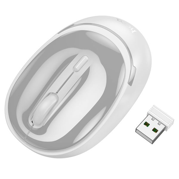 HOCO GM34 Dual Mode 2.4G Wireless Bluetooth Grey/White