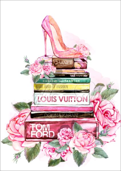Designer Book With Heels -A1 Poster