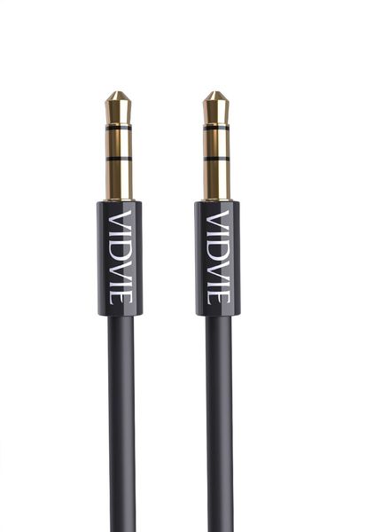 3.5mm AUX Audio Cable - 1.5m Tangle-Free Stereo Connector - VIDVIE AL1105