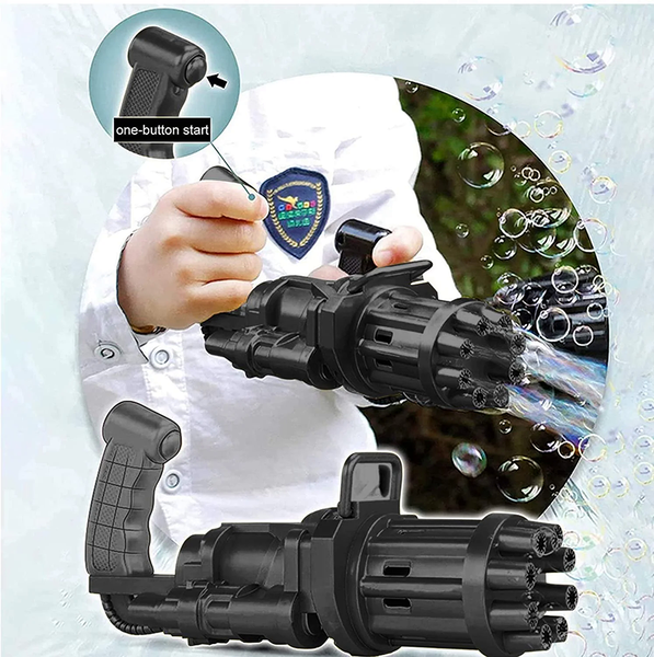 Electric Bubble Gun Toy - Black