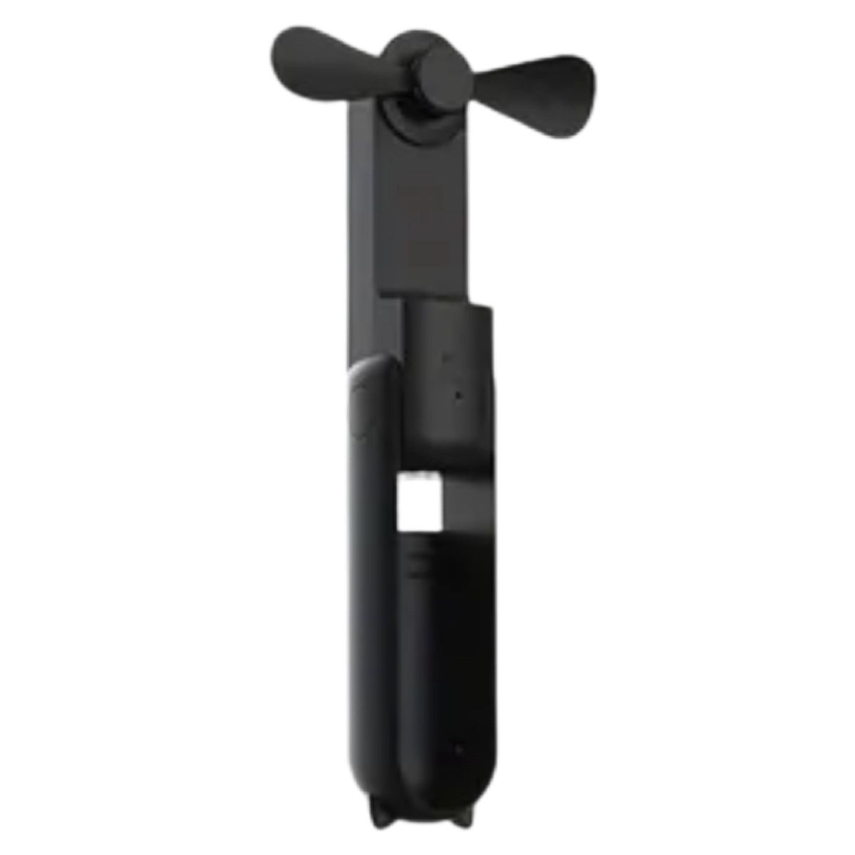 2000mAh Portable Handheld Fan & Power Bank - Black