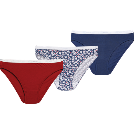 Jockey Ladies Underwear 3 Pack Printed French Cut Image