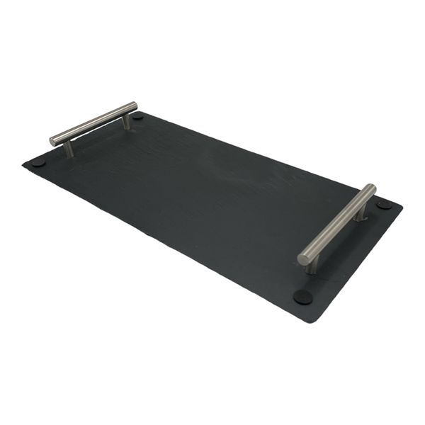 Serving Tray 40x20cm Slate with Handle