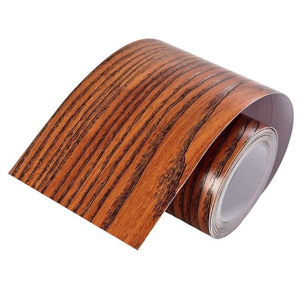 1 Roll - PVC Vinyl Realistic Wood With Peel &amp; Stick Application -Sandalwood