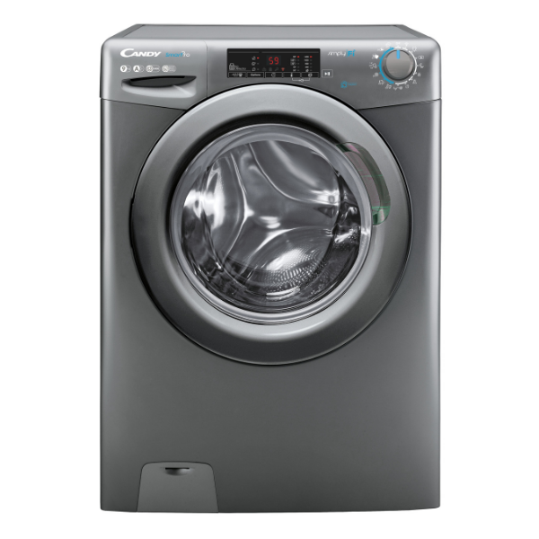 Smart Pro 9kg 1200rpm Anthracite Washing Machine Wifi + BT Steam