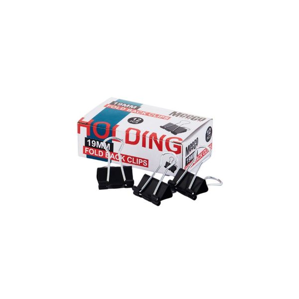 Meeco Fold Back Clips 19mm - Box of 12