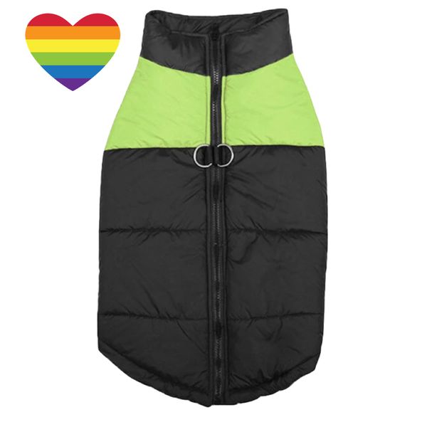 Mini Small Pet Dog Coat Jacket Vest Puffy Waterproof Mini Heart Sticker