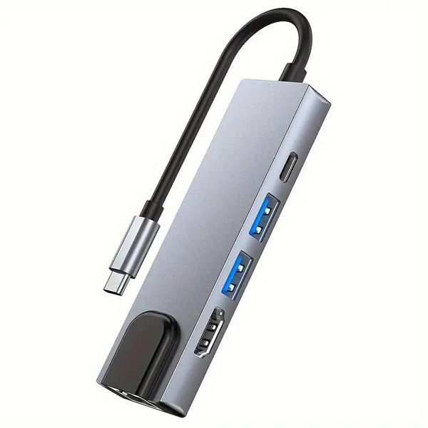 5 in 1 HUB | LAN + Type-C + 2xUSB + HDMI