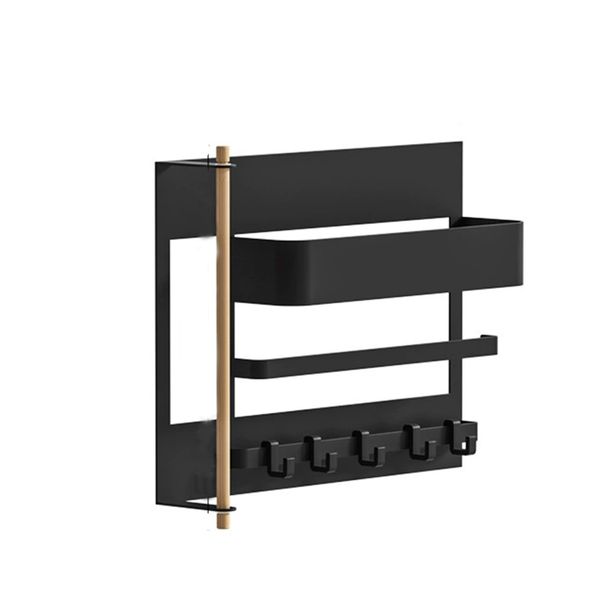 Magnetic Spice Rack Organizer Easy to Install The Side of The Refrigerator
