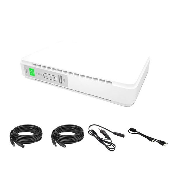 Mini DC UPS for Wi-Fi Routers with 5 Meters DC Power Extension Cable