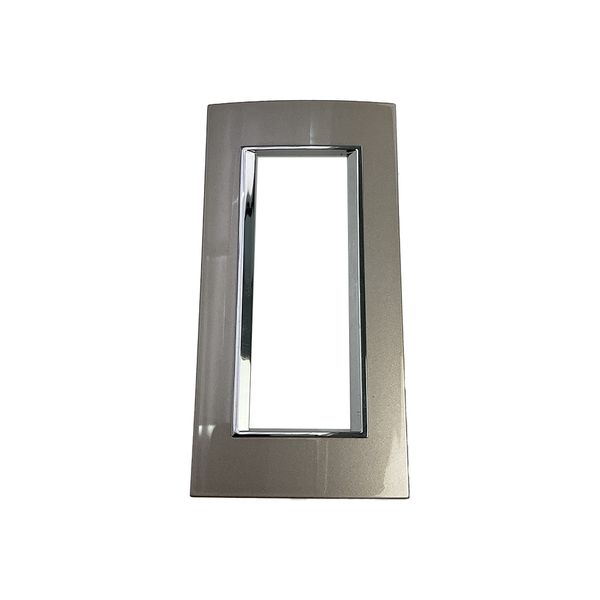 ACDC - Gewiss CHORUS LUX 6-Gang Metal Cover Plate (Pearly Bronze)