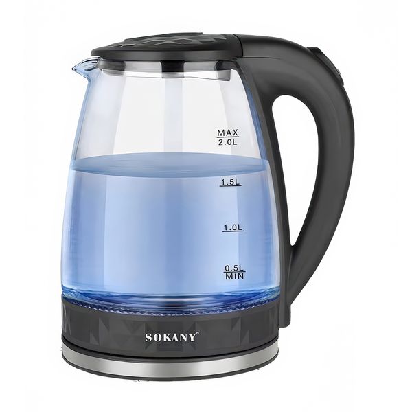 Sokany 2.0L Electric Kettle with Swivel Cordless Base
