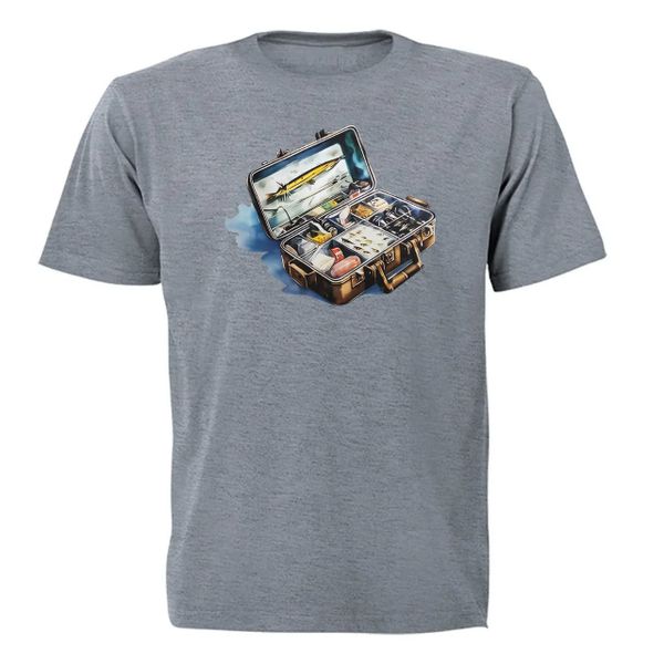 Printed T-Shirt Fishing Tackle Box