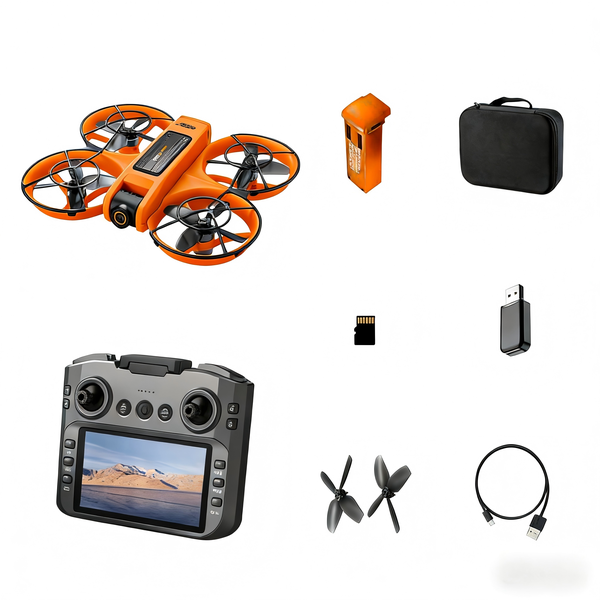 S156 Pro 4.5-Inch Touchscreen Drone With Brushless Motor 4K Camera
