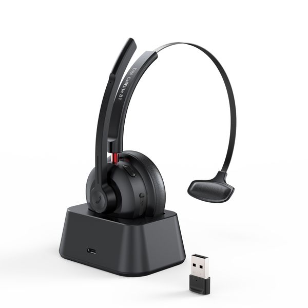 Tribit CallElite 81 - Bluetooth Wireless Office Headset Mono