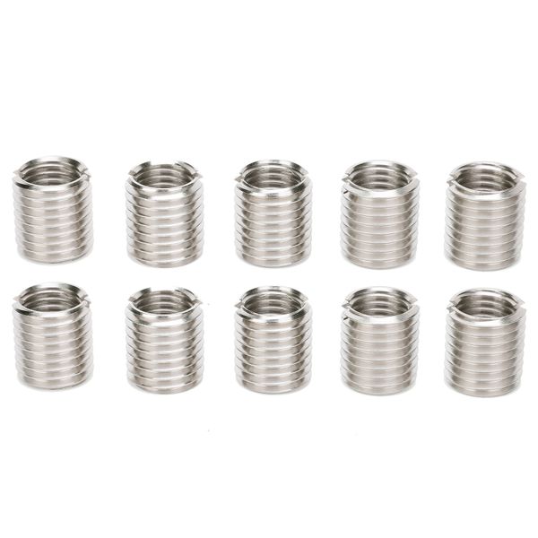 10 Pieces M4/M6 Thread Repair Inserts (SS)