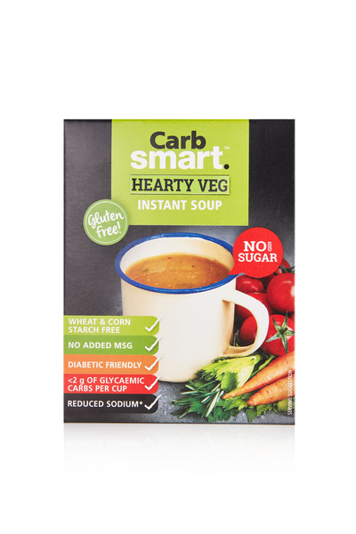 Carbsmart Hearty Vegetable Flavoured Instant Soup - (4x17g)