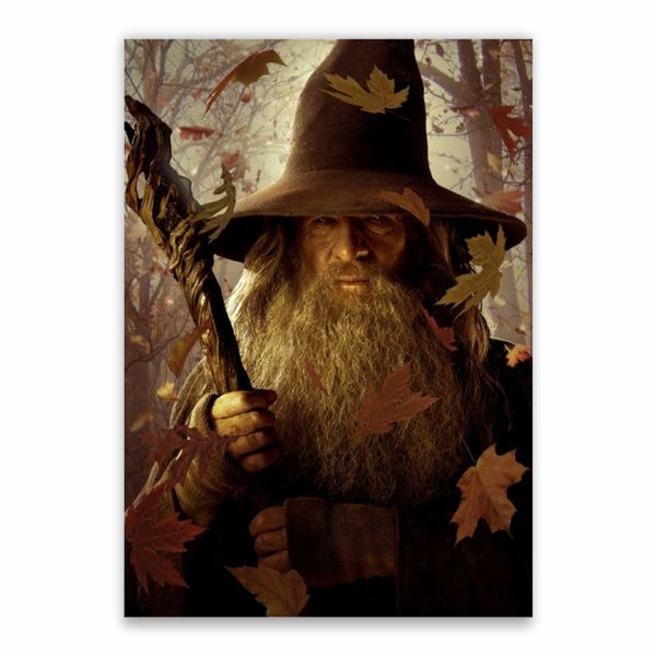 Gandalf The Grey Leaves Poster - A1