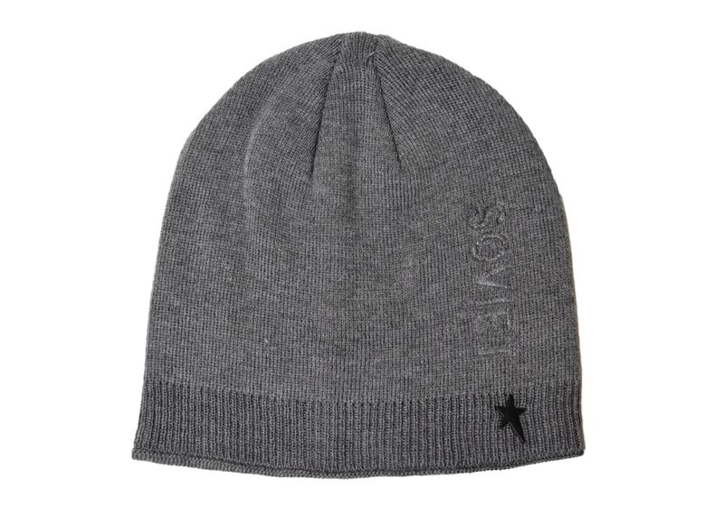 Soviet Capella Rib Beanie with Metal Label - Black