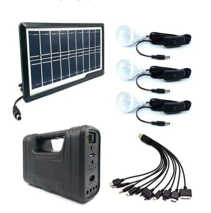 Complete Portable Solar Charged Light System GD 8017s Shop Today