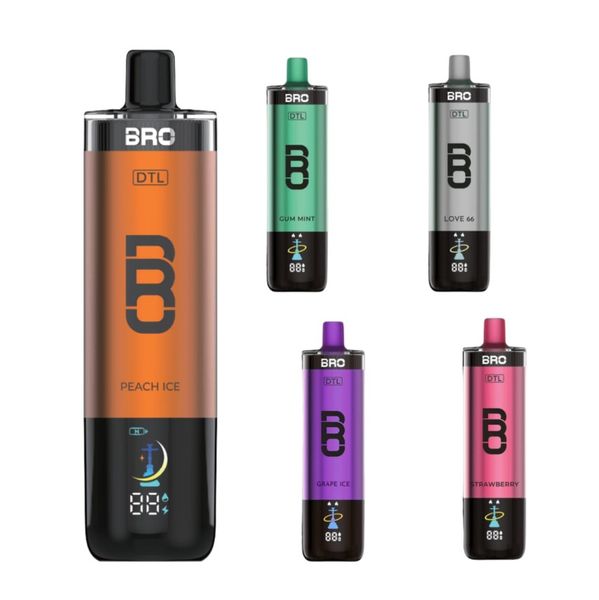 Bro Vapes Hookah DTL 40000 Puffs MMF Combo - Variety (Pack of 5)