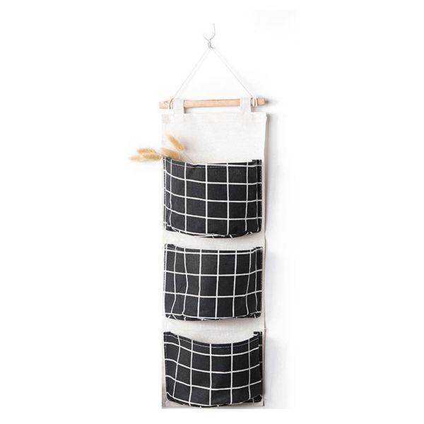 Wall-Mounted Fabric Storage Pockets - Closet Organizer