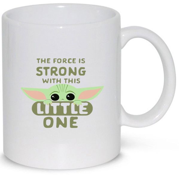 The Force Is Strong Baby Yoda V2 Pack Mug