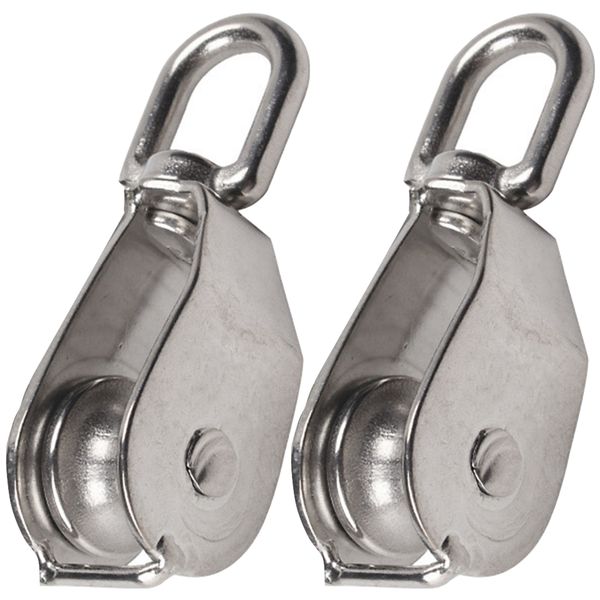 Camping Tools Multifunctional Heavy Duty Block Chain Single Pulley 2 Set