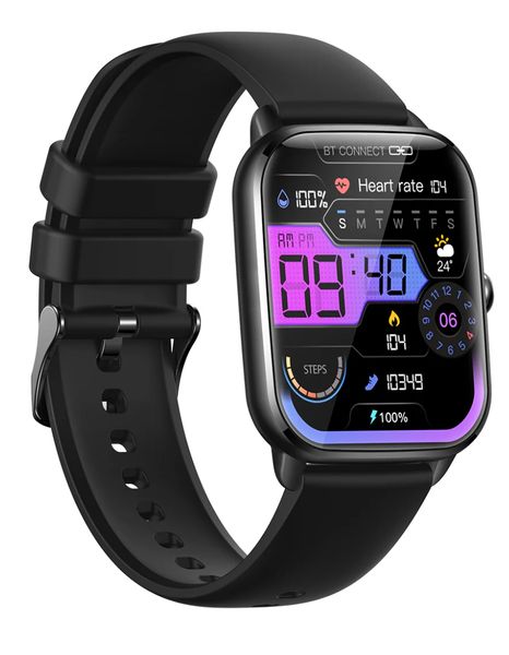 IP67 Smart watch KT65 Black Colour