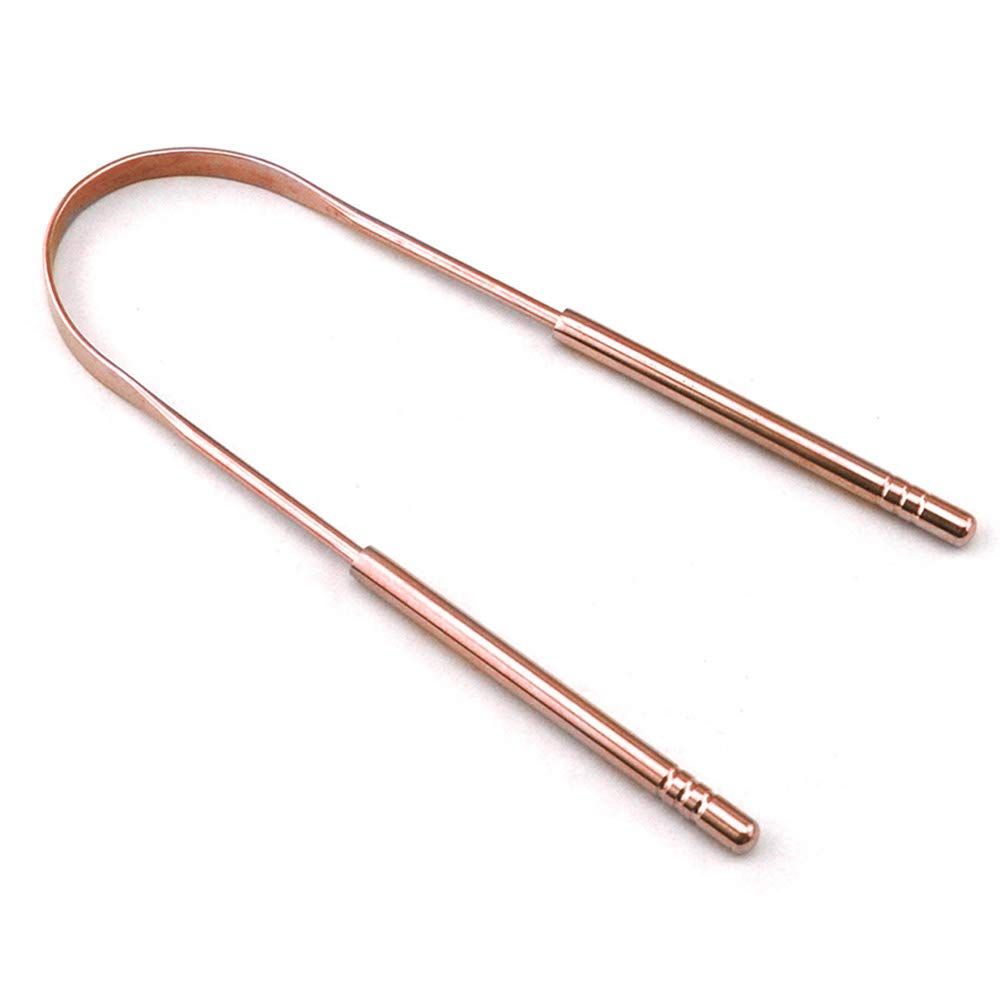 Ayurvedic Surgical Grade Stainless Steel Tongue Cleaner/ScraperRose