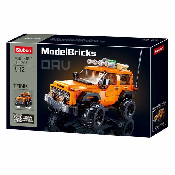 Sluban Building Set: Model Bricks Tank 300 SUV - 302 Pieces