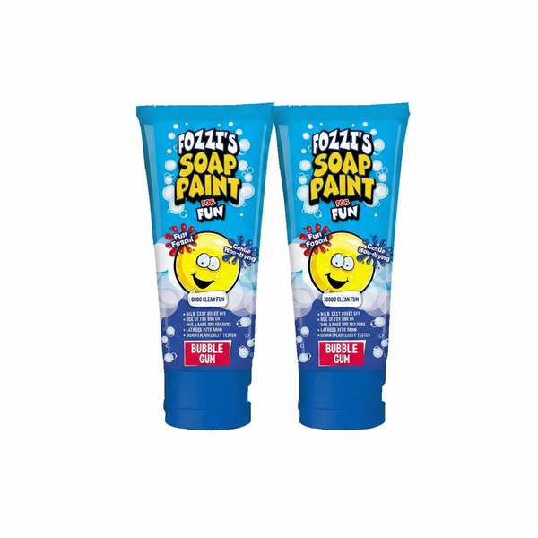 Fozzis Bubblegum Soap Paint 100ml - Fun Bath Time for Kids - 2 Pack