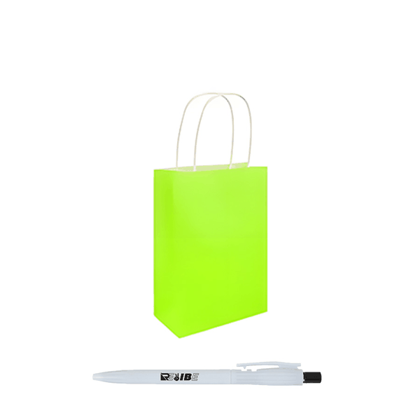 4Pack Vibrant Multipurpose Party/Holiday Gift Bags With ReVibe Pen