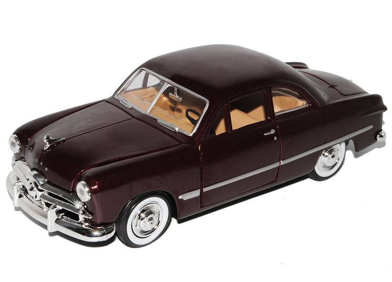 Ford Coupe Burgundy 1949 (scale 1:24)