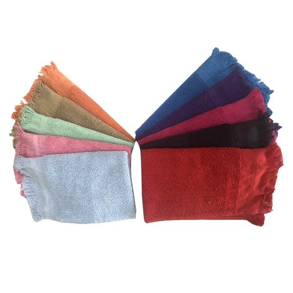 Color Assorted Guest Towel 30 x 50cm - 10 Pack